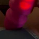 Getting myself wet with my vib before using my rose toy for the first time