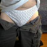 cute cotton panties I wore to work todty, do you like ?