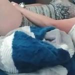 Sometimes you just have to sit back and watch them get themselves off.