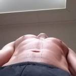 Someone asked very nicely to get a point of view pic when pleasuring me. Hope this will do :) Sorry for the sweat, so hot here right now and was in the middle of a workout.