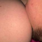 Tongue buried in her ass while she cums with vibe