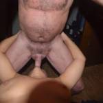 Sucking hubbys cock.