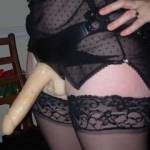 She was ready for action at the party
xxx