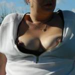 Just chilling with my nips out