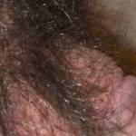 Side view of my hairy cock for hairy cock lovers
