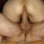 My husband taking advantage of the view to get a good picture, of me on top of this very hard man.