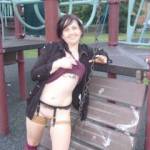 playing in park lol