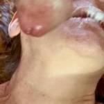 It always feels like heaven filling her mouth with my cum. Should she swallow it or let it drip out of her mouth? What would you do?