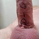 MrP attempting a genuine Zoig photo. Forgive the handwriting, it's harder than you think to write on a cock.