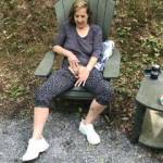 Stopped along trail to show me some pussy