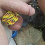 Balls stretching with rope