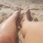 Sexy beach legs
