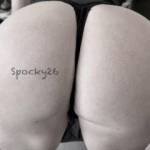 A great POV off her gorgeous butts in her black undies, tell her how she looks