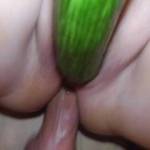 Part two of cucumber fun .Still playing with my cucumber but had to get him to fuck my ass as well .Anyone else like a turn ?