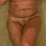 In the bath