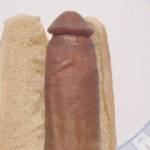 Add your own dressing to the hot dog.