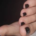In bed waiting for someone to lick my sexy toes