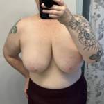 Getting ready for a dirty fun day. Who wants to volunteer to hold these big tits?