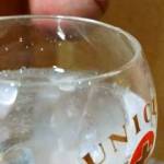 fat trunk spat out a decent dose of sperm and right into the glass