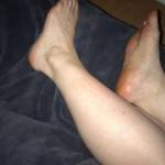 Who wants to kiss my legs and feet?