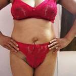 my wife with red bra panty for you to fuck.....💋💋💋💋
