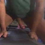 The plan was to stroke off for you  with a dildo in my ass but logistical complications lead me to improvise  and  i end up sliding my anal beads all the way up and then shoot my cum. Do i get points for mid filming quick thinking ?