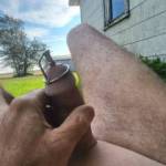 Was just wanting to get full use of the awesome weather, anyone else like to have fun outside naked? Do you think I can get my head in the ring?