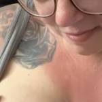 Engaged ginger MILF popping out her tit!