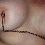 The mrs gorgeous tits with nipple clamps