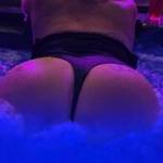 enjoying a bubbly hot spa at the local swingers bar