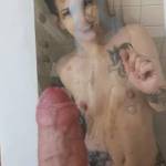 The only way I want to be; smiling with a large load of nut on my face. Such a turn on.