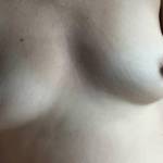 My horny nipples waiting on his tongue…