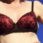 Blue skies in my favorite red bra...