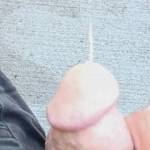 Some outside playing with my cock