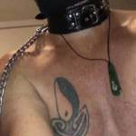 Serving my Boss in a hood, ball gag and blindfold I was ordered to tweak Bosses nipples in between loads of cum in my mouth which was 6 loads of cum that dsy