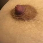 Her areolas really shrink when her nipples get super hard