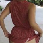 How about a little outdoor tease? This kind of stuff probably turns him on the most. Lol I wonder why…