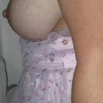 And now…a side angle show of my left tit!