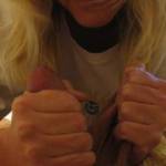 grabing my big balls