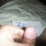 playing with my cock  while looking at the beautiful ladies on zoig.com would you like to suck it dry