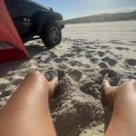 The sun feels great