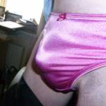 Showing you all my pink thong.