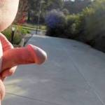 Masturbating in the driveway of my house whilst my neighbours drive back and forth. You can see the letterbox on the footpath. Amazing how everybody only looks straight ahead when driving. Do you want me to shoot a load of cum as someone drives passed?