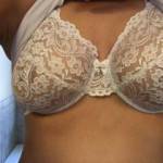 Love when she wears unlined bras you can see her nipples in