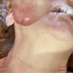 Unloaded big down my slut’s throat and, as she must, she swallowed. However, there was still some overflow on her lips. Don’t worry, she lucked and gulped that, too. Care to feed my cum slut?