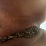 Right across my pussy