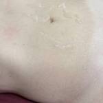I love painting her body with my cum, I love her stomach and those beautiful stretch marks.  Do you like her body with cum on it?
