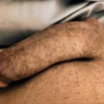 Hubby's cock in the resting position. It needs 'your' love.