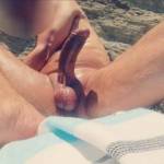 Horny at the nude beach