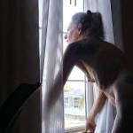 alone in a hotel room ...